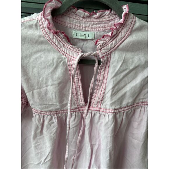 NWOT THML flutter sleeve top, Small $78 F18 - Picture 2 of 8